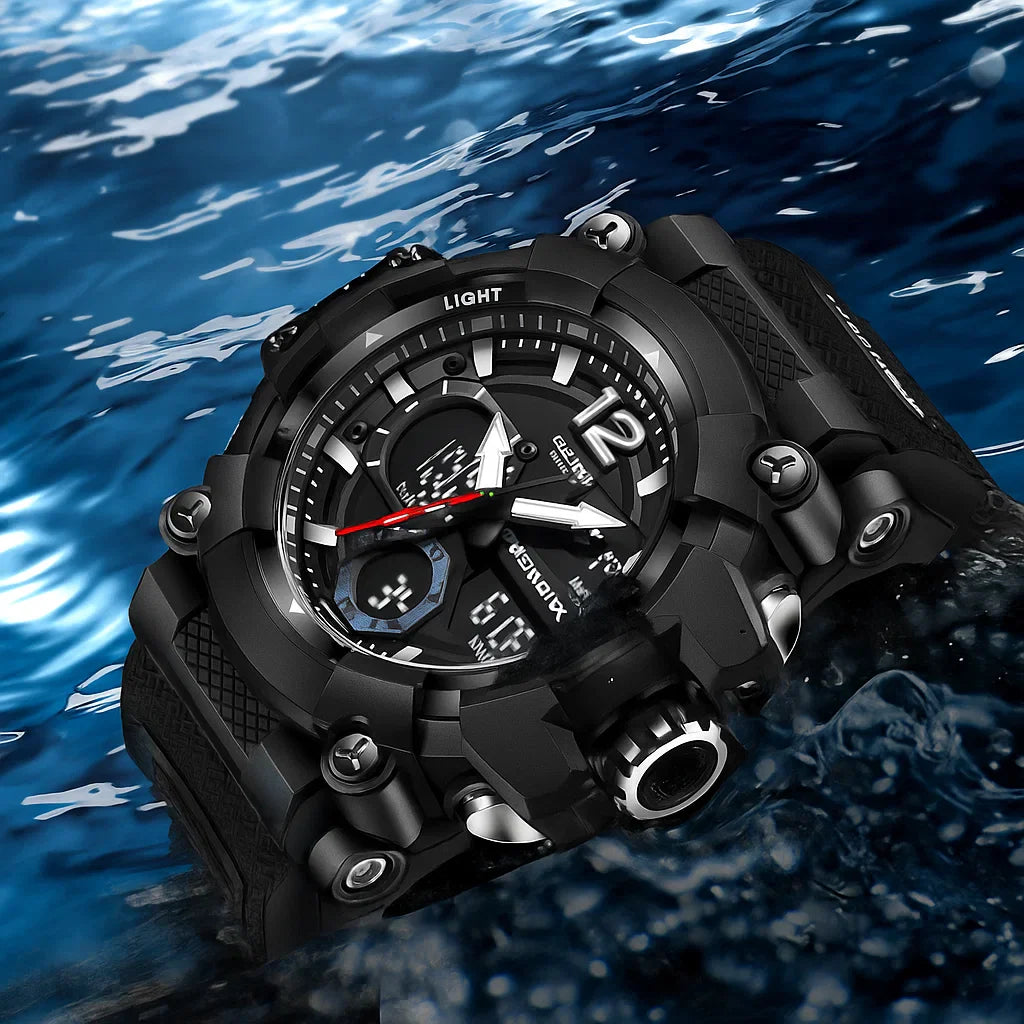Durable Tactical Sport Watch for Outdoor Adventures