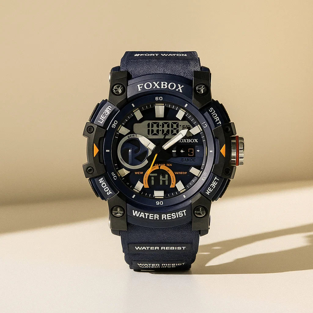 Durable Tactical Sport Watch for Outdoor Adventures Blue