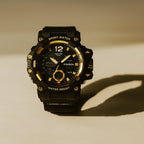 Durable Tactical Sport Watch for Outdoor Adventures Gold