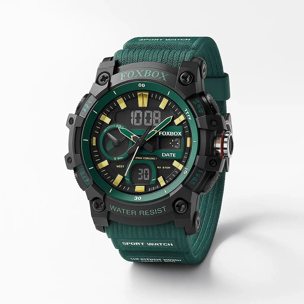 Durable Tactical Sport Watch for Outdoor Adventures Dark green