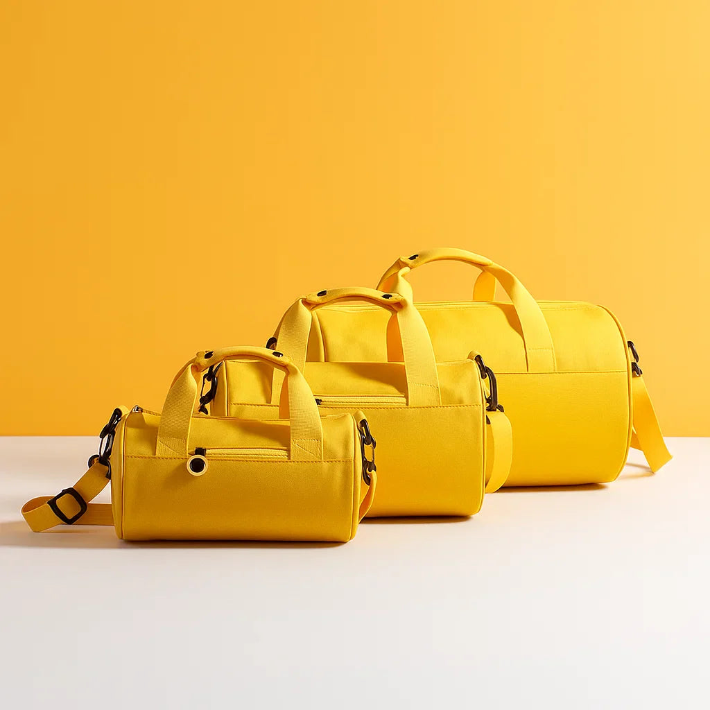Stylish Barrel Bag for Everyday Use Yellow