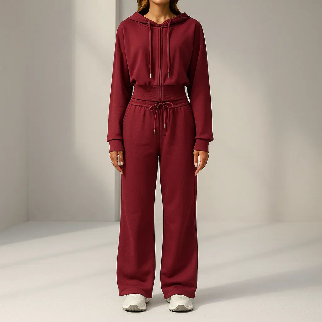 Women's Active Set – Enhanced Comfort, Breathable Fabric. Red