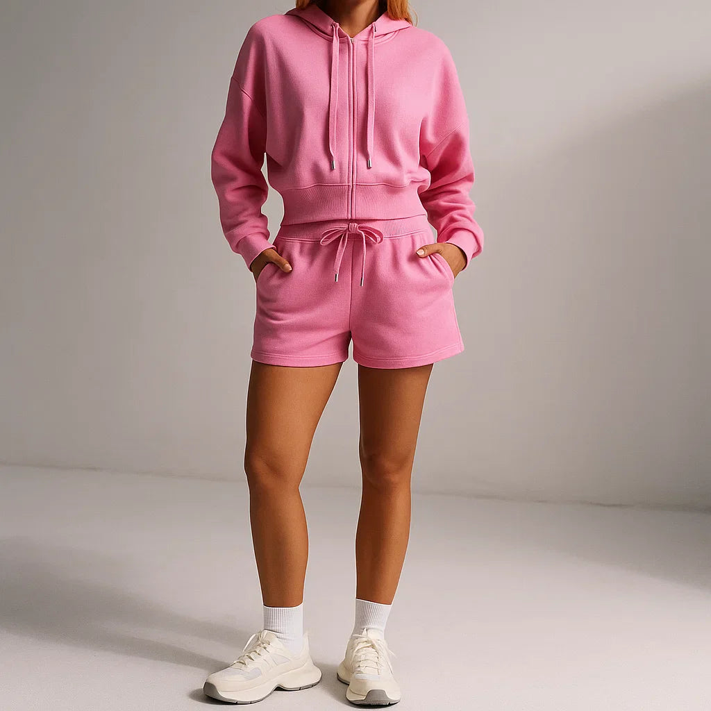 Women's Active Set – Enhanced Comfort, Breathable Fabric. Pink2