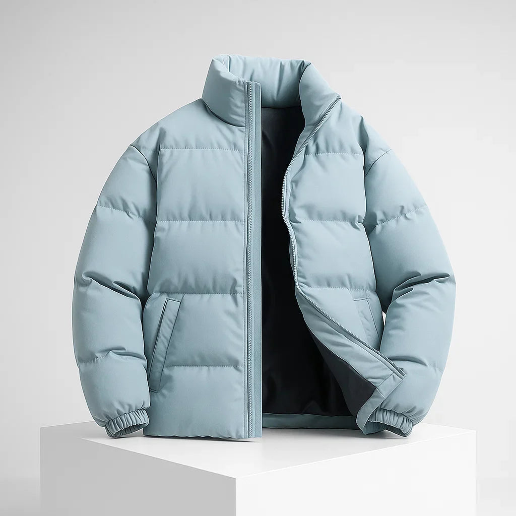 Men's Caldo Puffer Jacket – Stylish and Warm Outerwear Blue