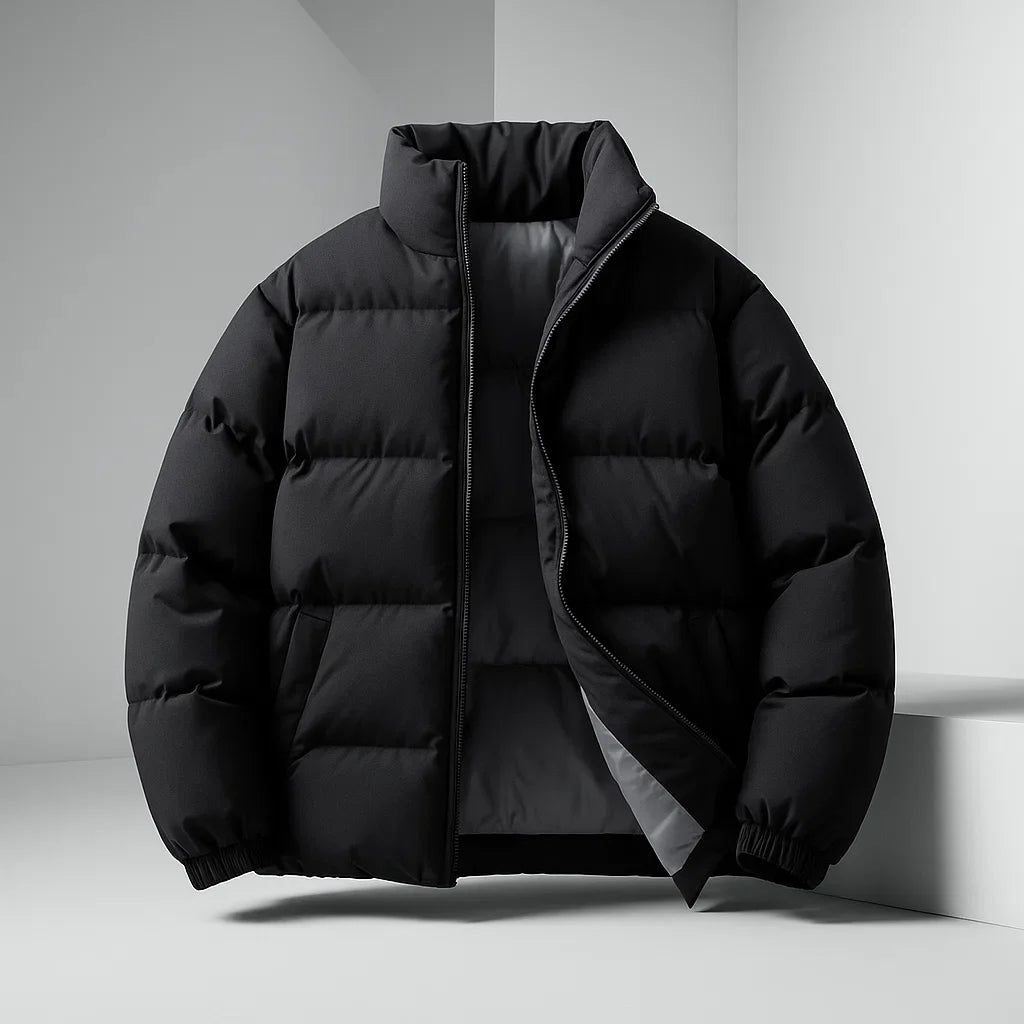 Men's Caldo Puffer Jacket – Stylish and Warm Outerwear Black