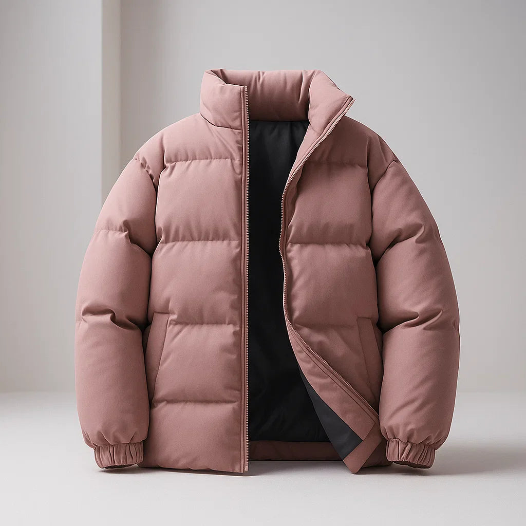 Men's Caldo Puffer Jacket – Stylish and Warm Outerwear Pink