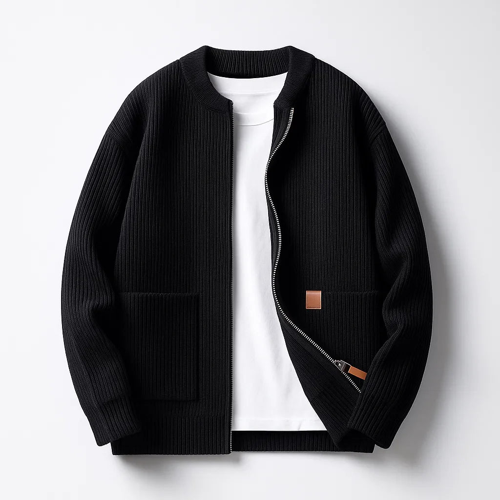 Men's Knit Sweatercoat - Montaro Style