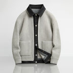 Men's Wool Jacket - Stylish and Warm Outerwear Gray