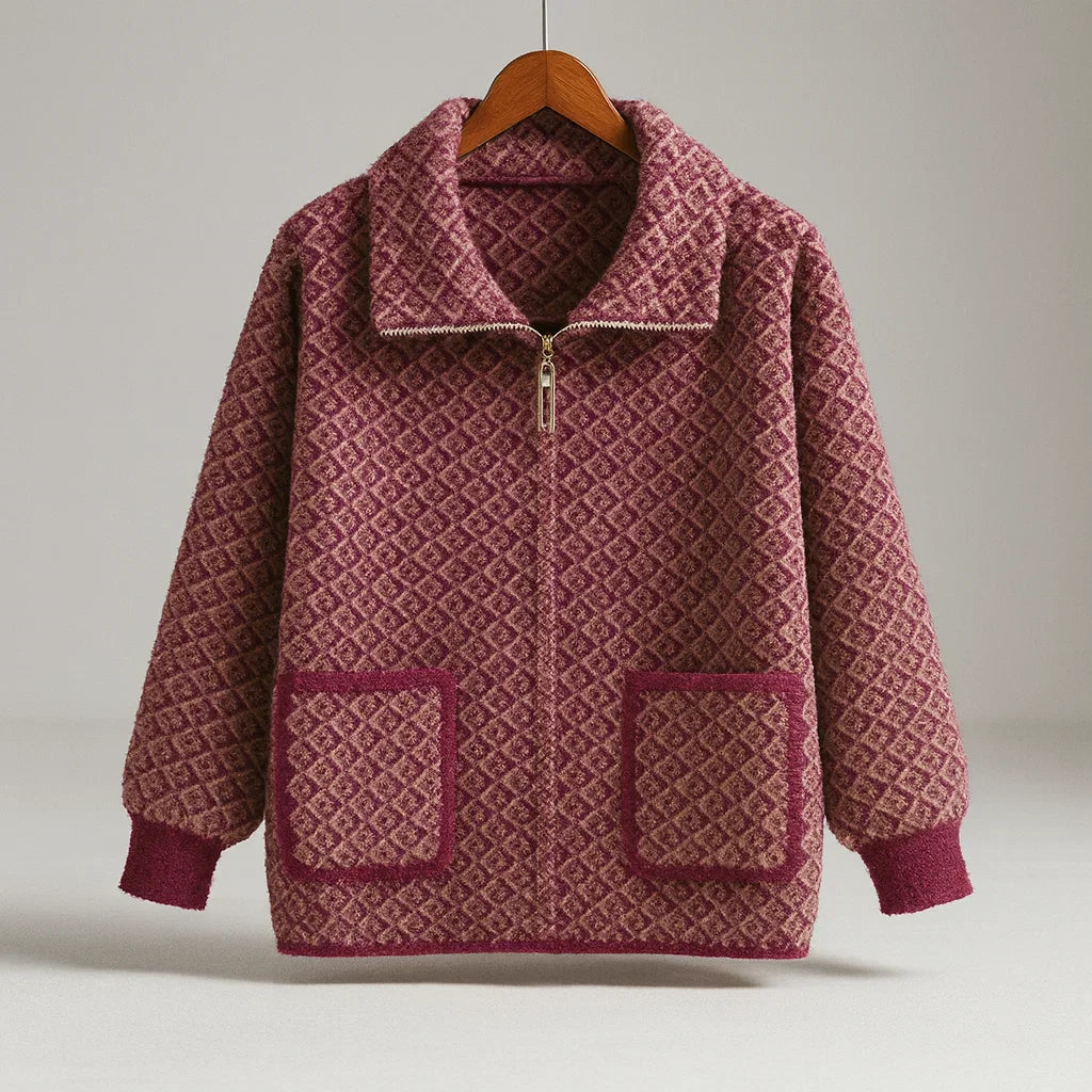 Women's Comfort Coat – Ultimate Warmth and Style. Red