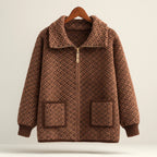 Women's Comfort Coat – Ultimate Warmth and Style. Brown