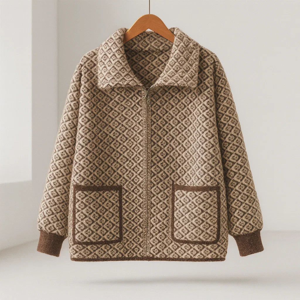 Women's Comfort Coat – Ultimate Warmth and Style. Light Brown