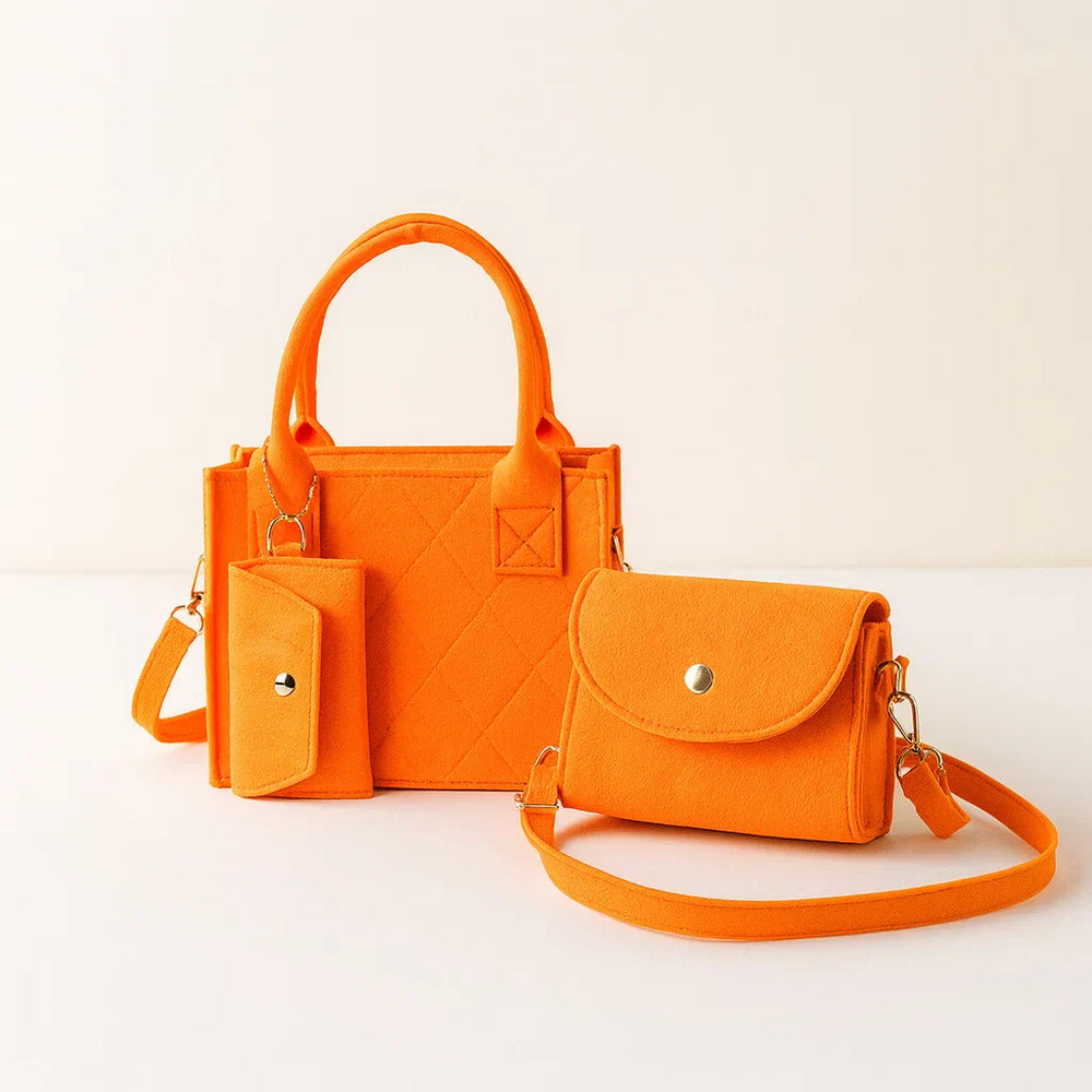 Elegant Trevi Tote Bag Set-MODAUTLET