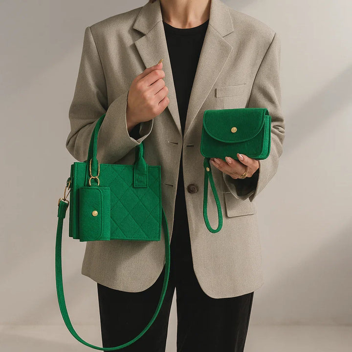 Elegant Trevi Tote Bag Set-MODAUTLET