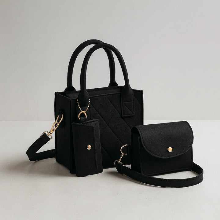 Elegant Trevi Tote Bag Set-MODAUTLET