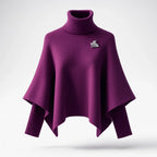 Women's Cloak Sweater - Fiorenza Lioré Style Purple
