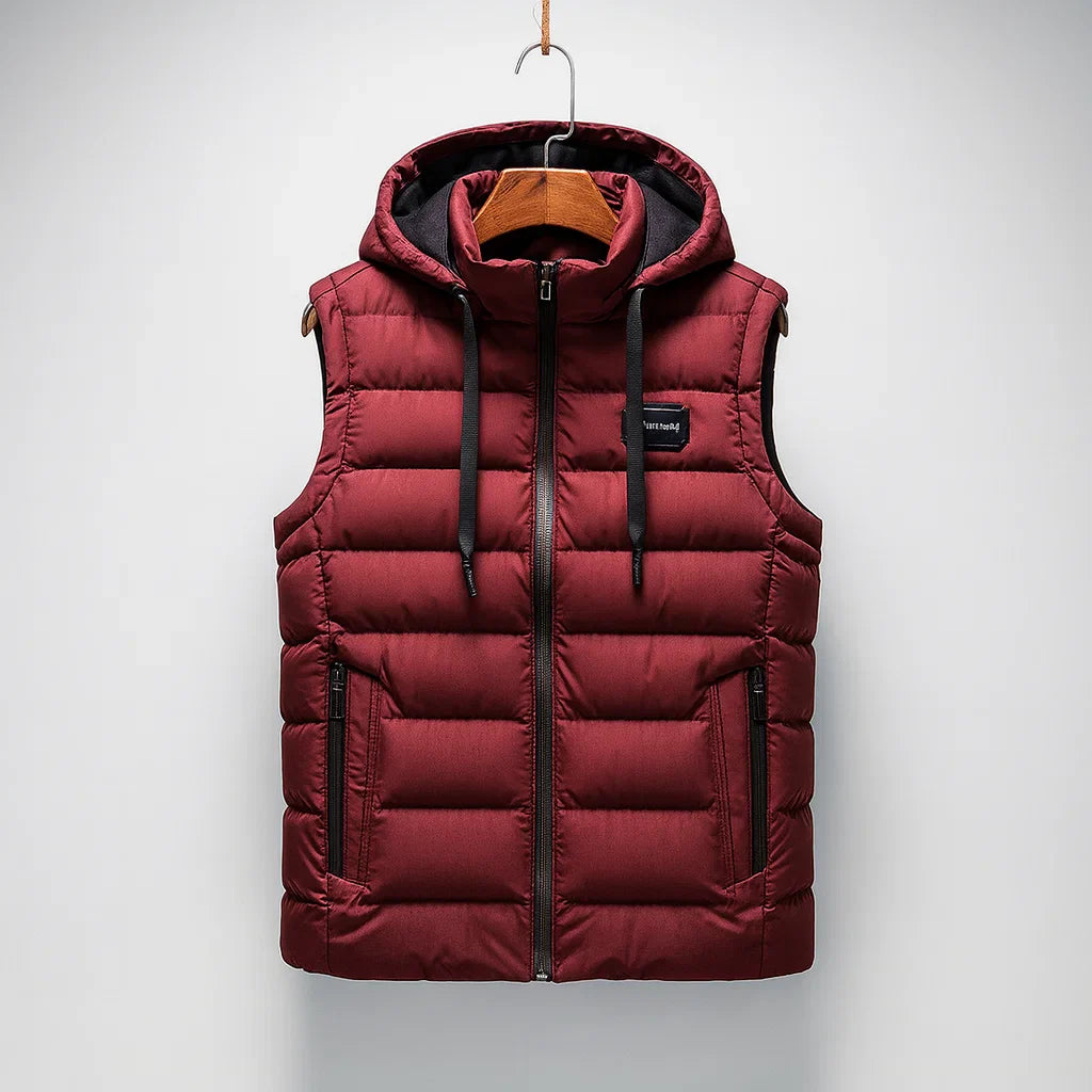 Men's Insulated Puffer Vest - Lightweight and Stylish Outerwear for Cold Weather