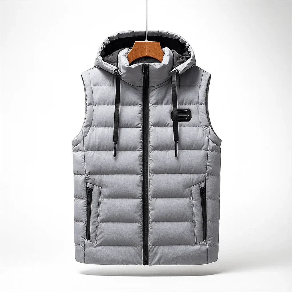 Men's Insulated Puffer Vest - Lightweight and Stylish Outerwear for Cold Weather