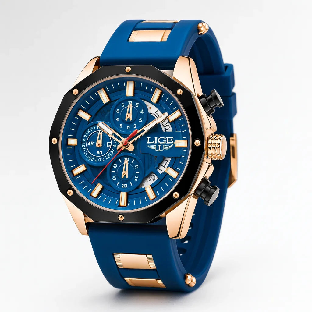 Elegant Cronari Timepiece Blue