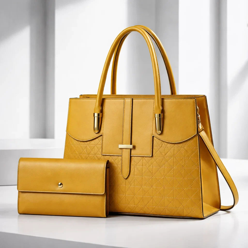 Elegant Portia Jewelry Set Beige