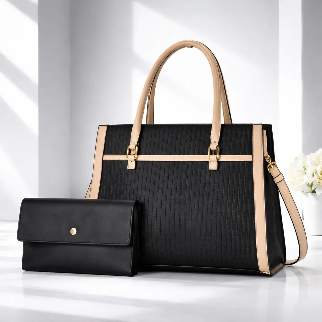 Elegant Contrast Set for Stylish Outfits-MODAUTLET