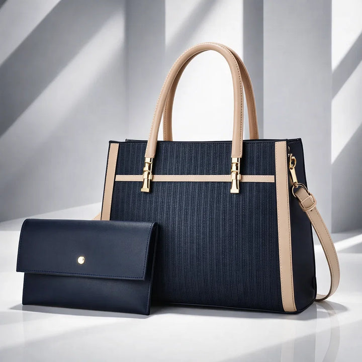 Elegant Contrast Set for Stylish Outfits-MODAUTLET