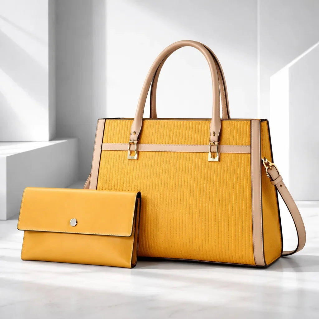 Elegant Contrast Set for Stylish Outfits-MODAUTLET