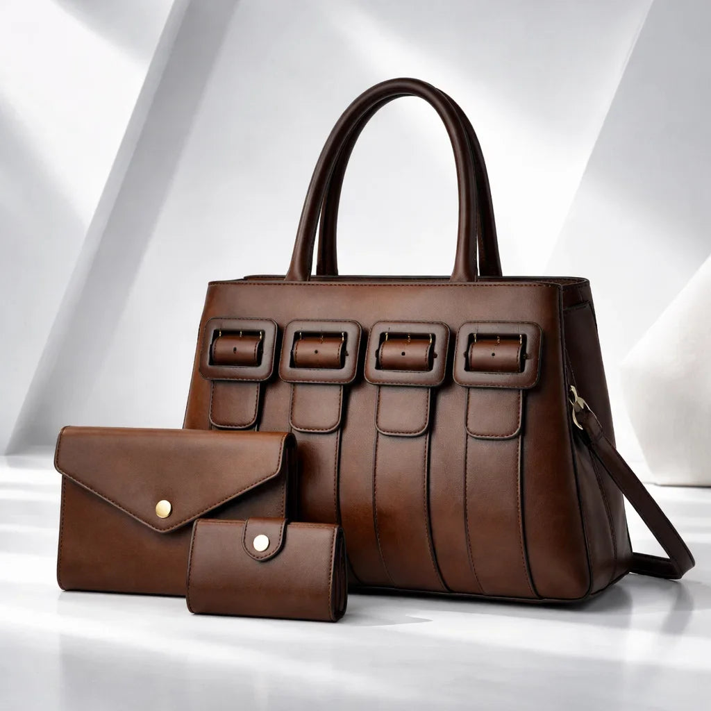 Stylish Forma Handbag for Everyday Use Dark brown