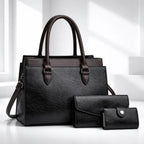 Elegant Tote Bag Set for Stylish Outings Black
