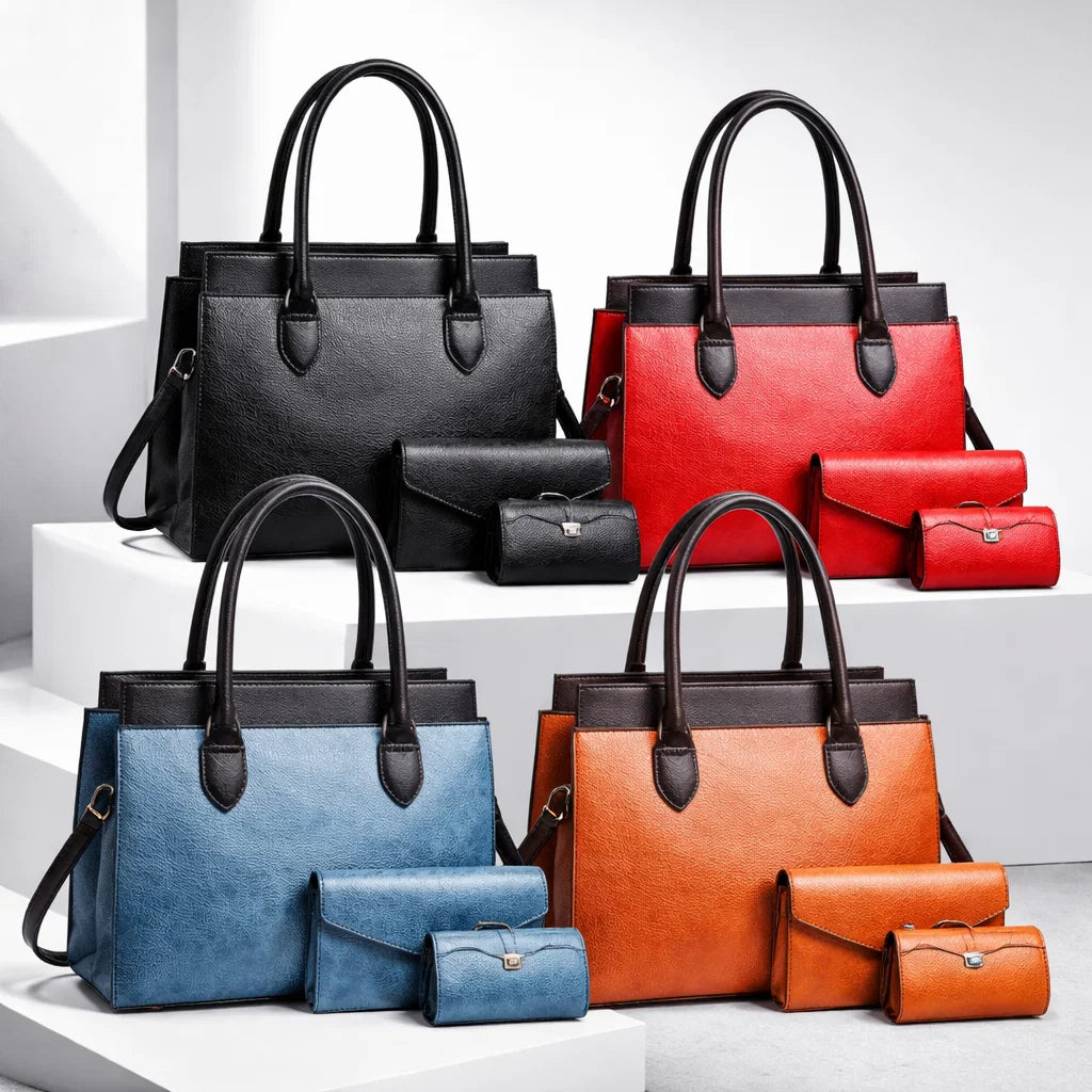 Elegant Tote Bag Set for Stylish Outings-MODAUTLET