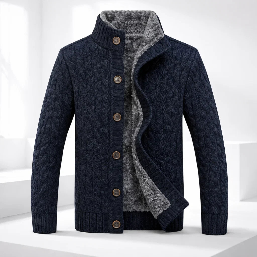 Men's Ardent Cardigan by Montavio Dark Blue