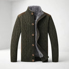 Men's Ardent Cardigan by Montavio Dark green
