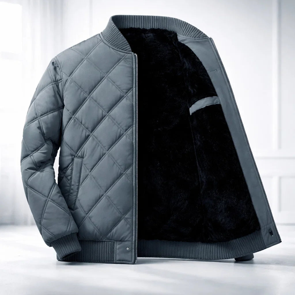 Men's Quilted Jacket – Valnero Style-MODAUTLET