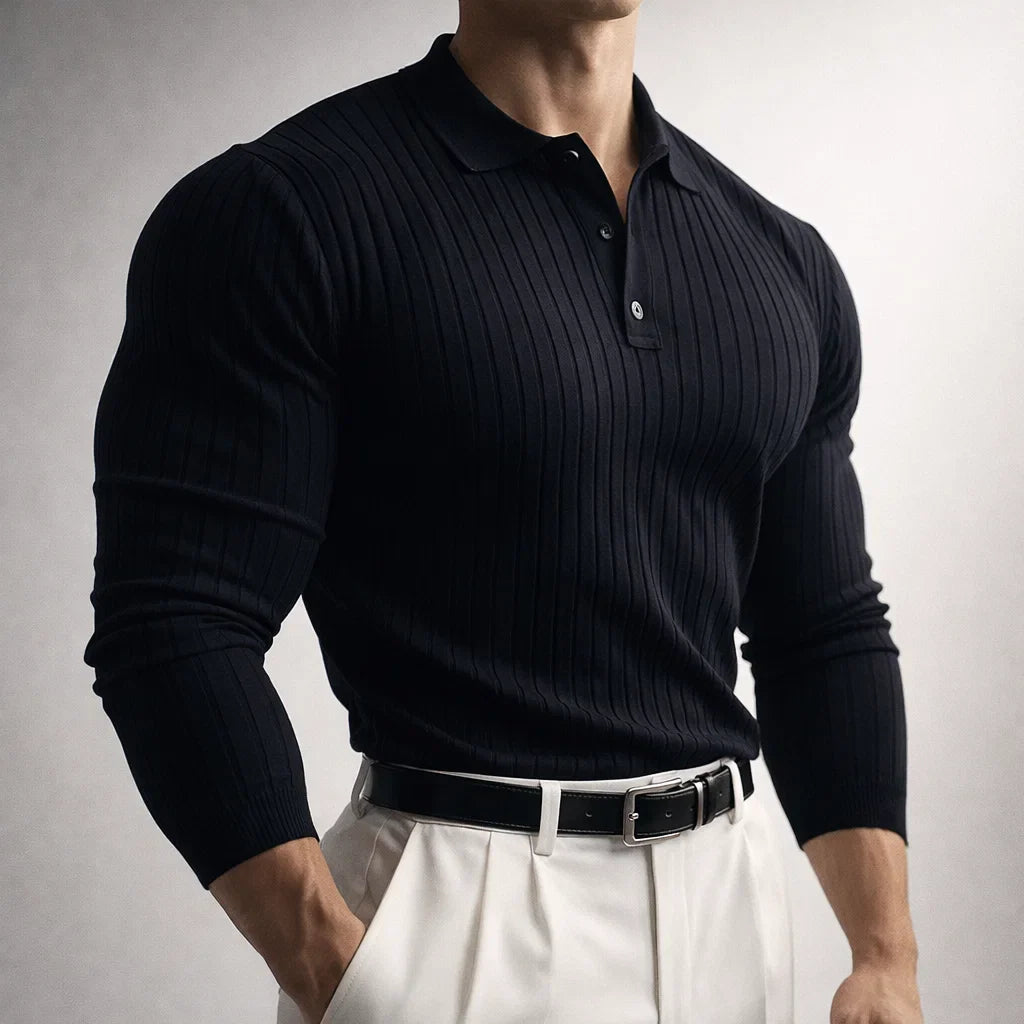 Men's Knit Polo - Ravello Style-MODAUTLET