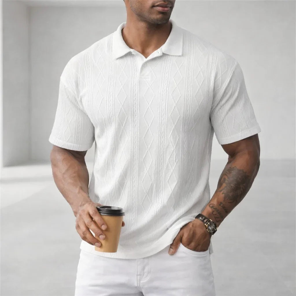 Men's Vellon Polo Shirt White