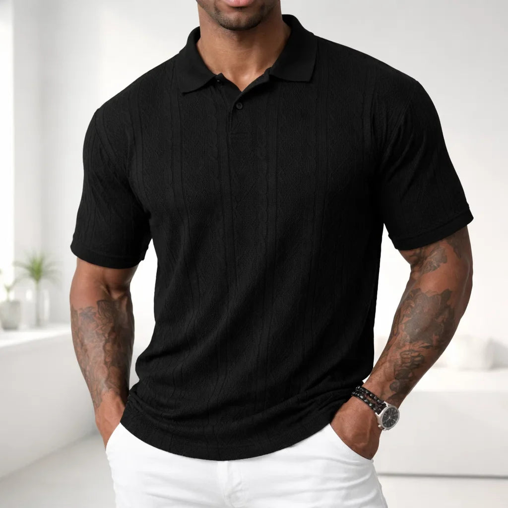 Men's Vellon Polo Shirt Black