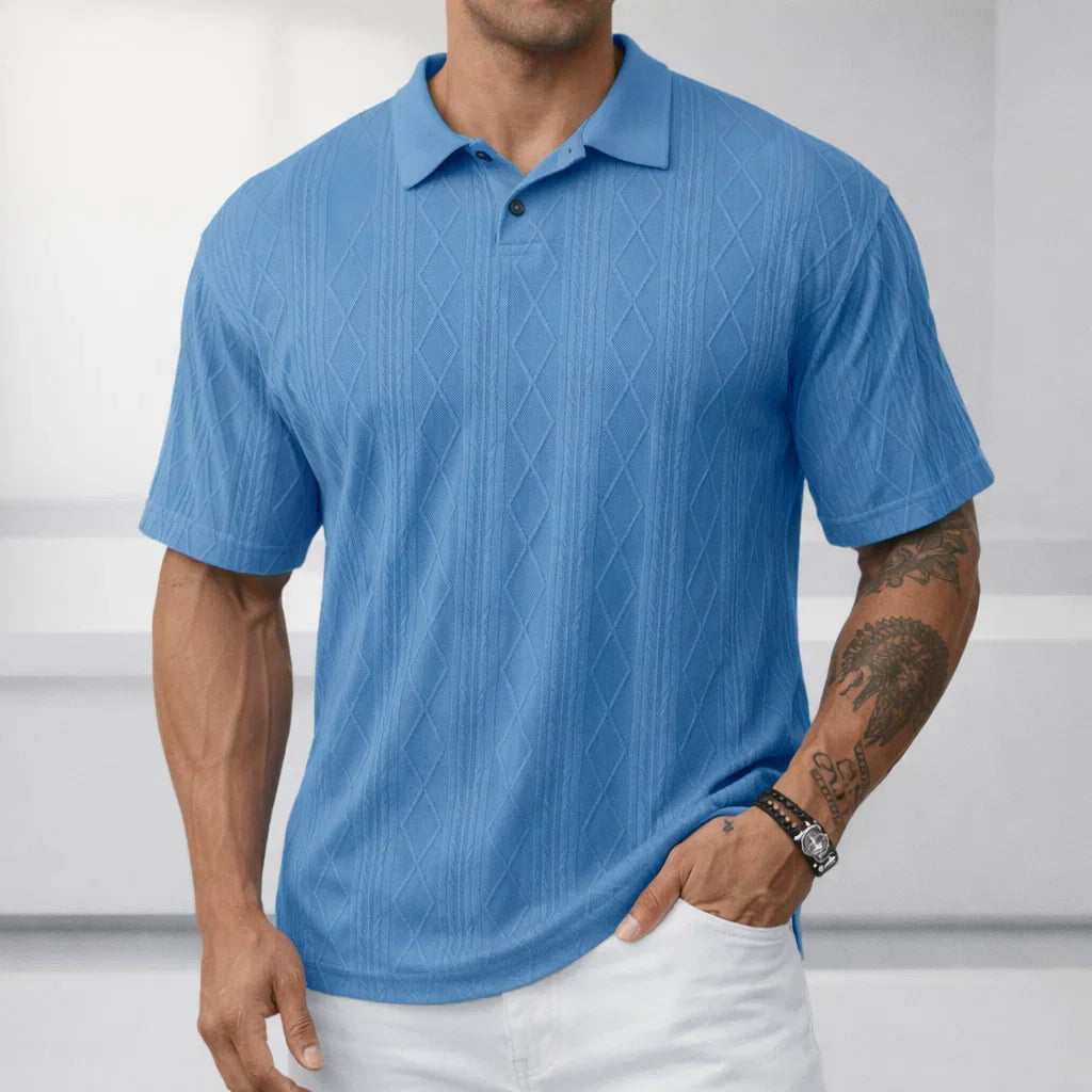 Men's Vellon Polo Shirt Blue