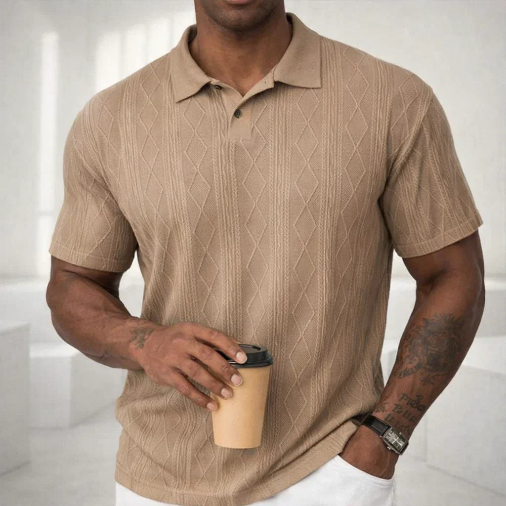 Men's Vellon Polo Shirt Brown