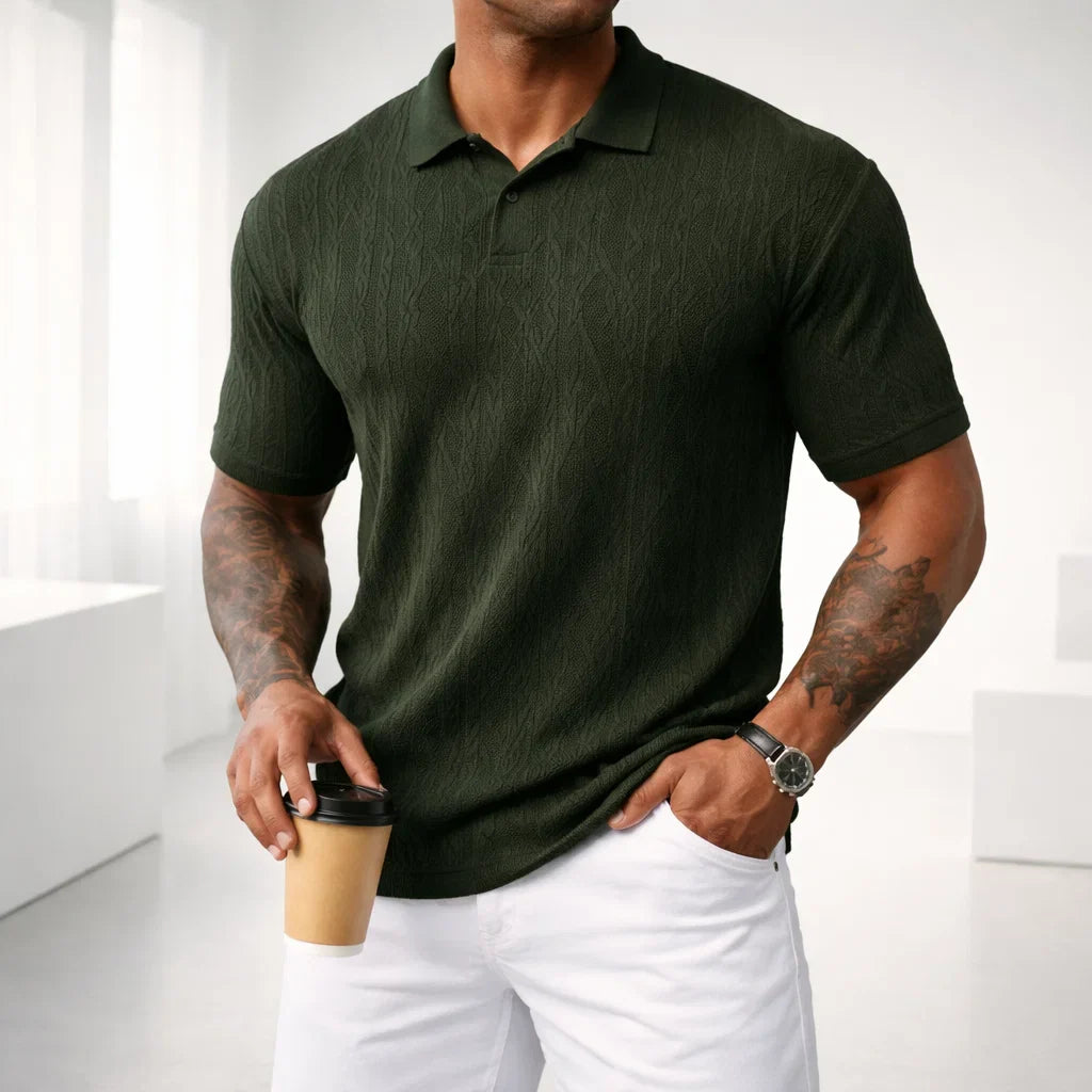 Men's Vellon Polo Shirt Army Green