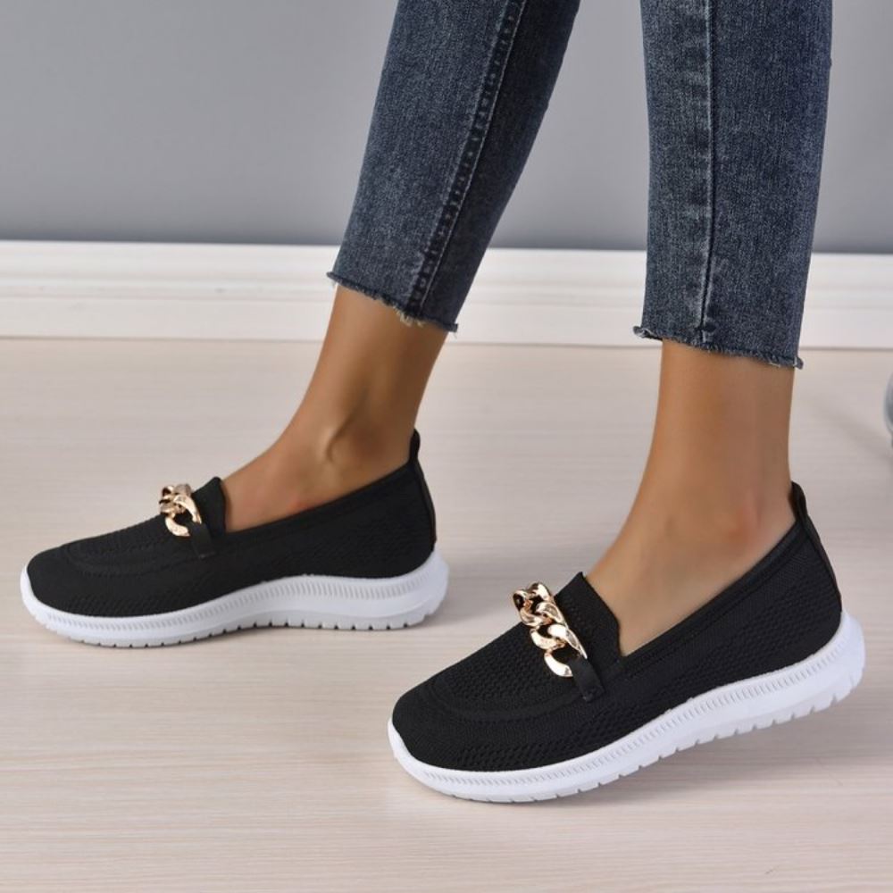 Women's Orthopedic Slip-On Shoes Black