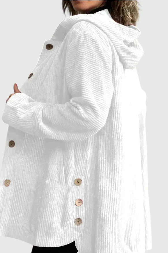 Women's Corduroy Hooded Jacket