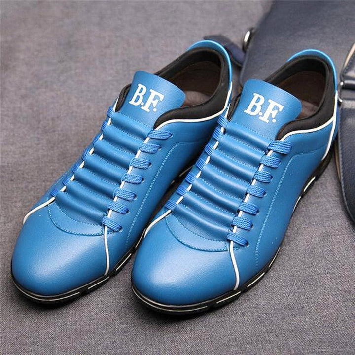 Men's Trendy Leather Shoes-MODAUTLET