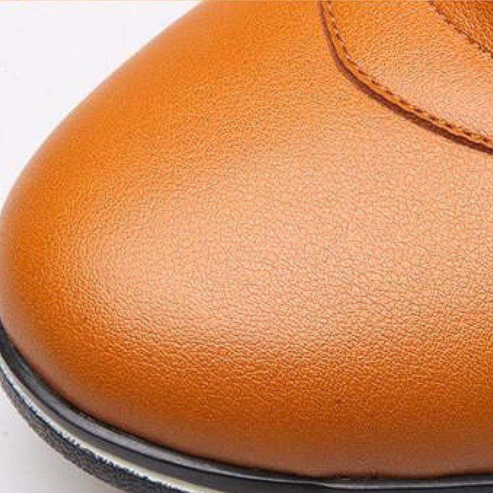 Men's Trendy Leather Shoes-MODAUTLET