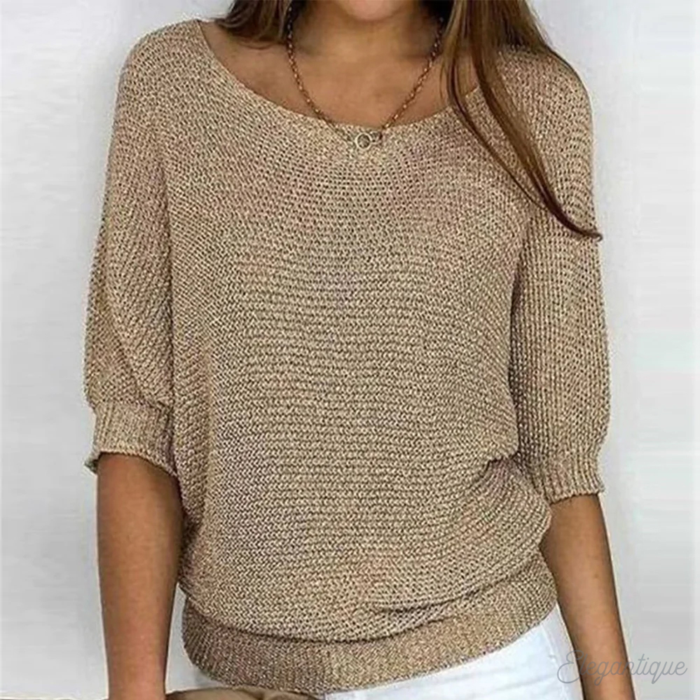 Cozy Pullover Sweater Sand (3 still available)