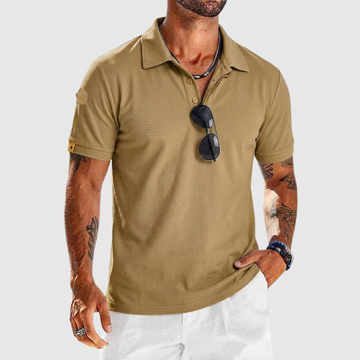Tyler | Men's Textured Performance Polo Shirt