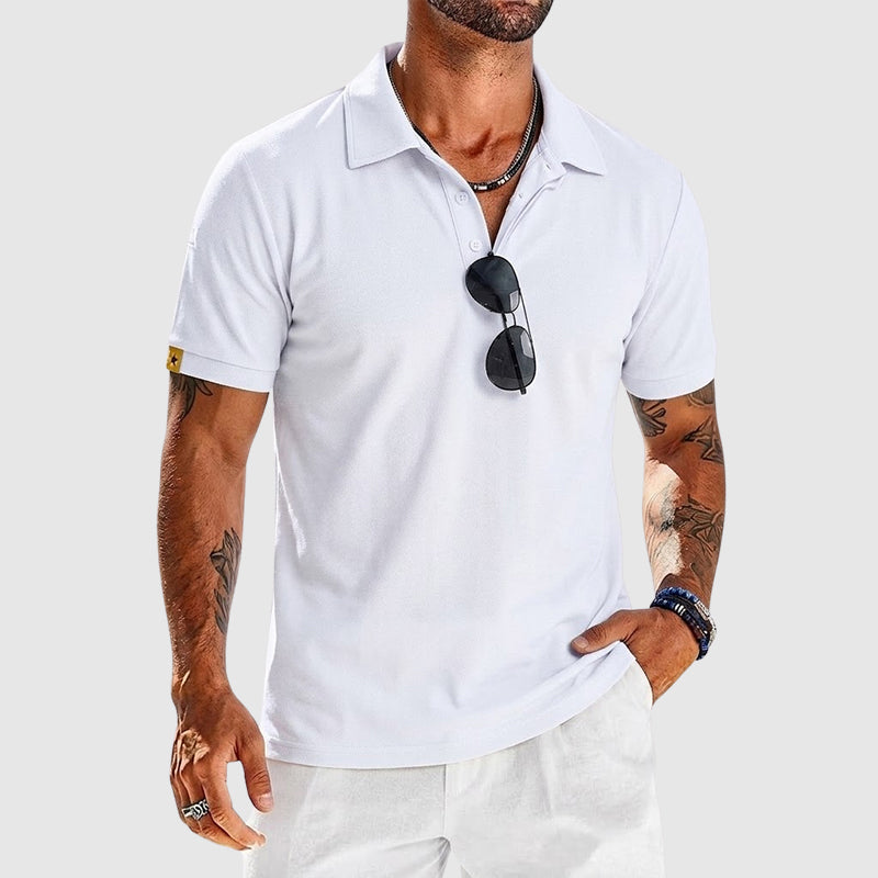 Tyler | Men's Textured Performance Polo Shirt