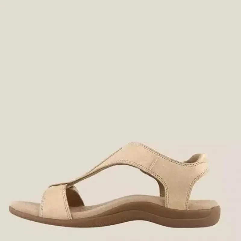 Adjustable Leather Orthopedic Sandals With Arch Support