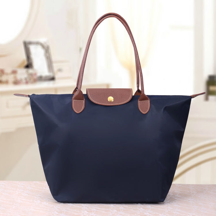 Waterproof Shoulder Bag For Women Lightweight Durable Navy Blue