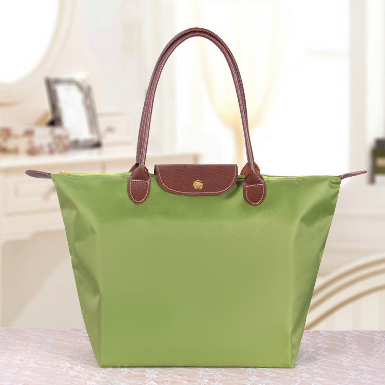 Waterproof Shoulder Bag For Women Lightweight Durable Light green