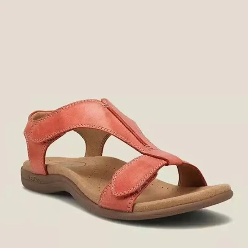 Adjustable Leather Orthopedic Sandals With Arch Support-MODAUTLET