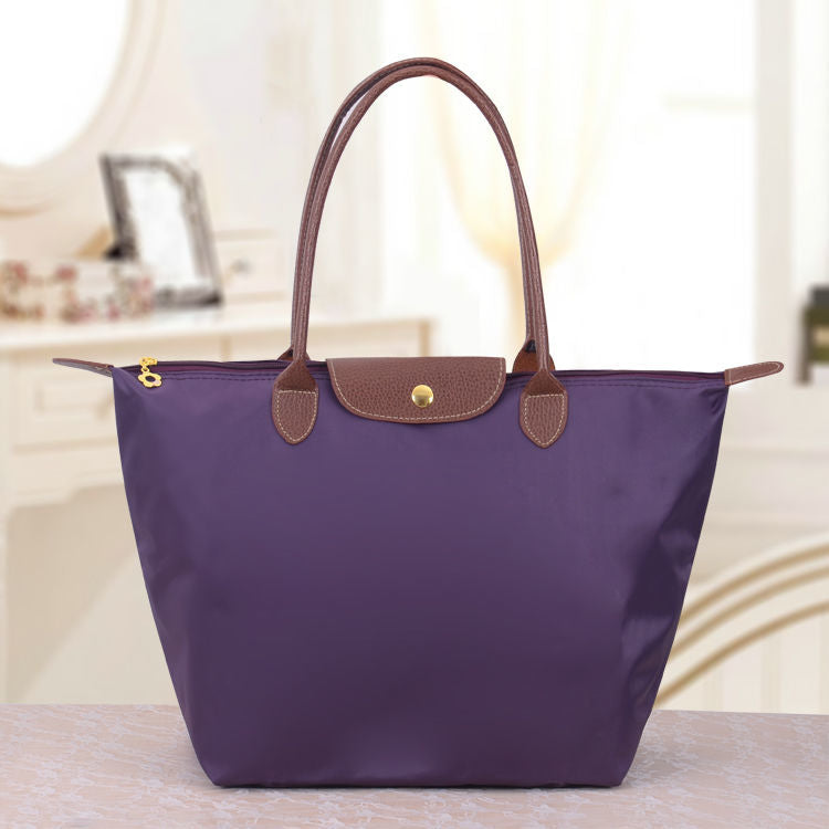 Waterproof Shoulder Bag For Women Lightweight Durable Purple